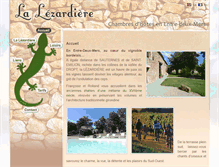 Tablet Screenshot of lalezardiere-chambresdhotes.com